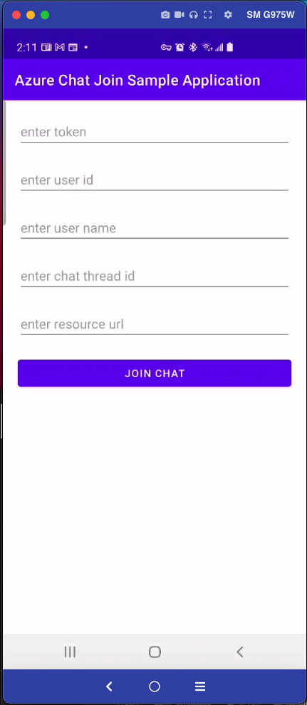Chat Join